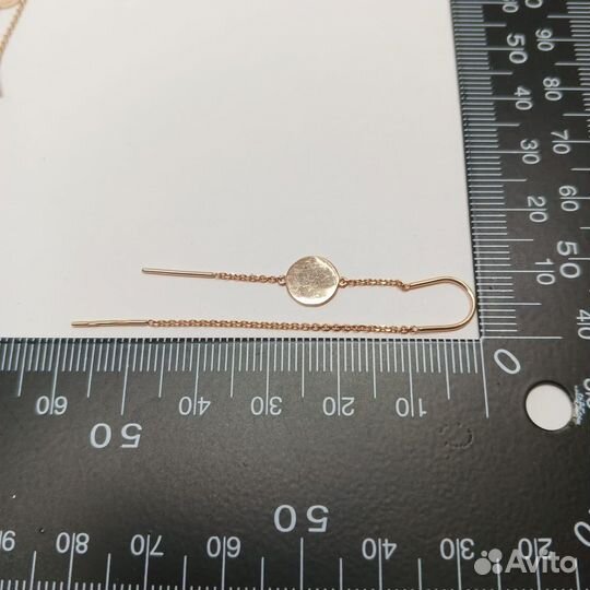 Золотые серьги 585 пробы