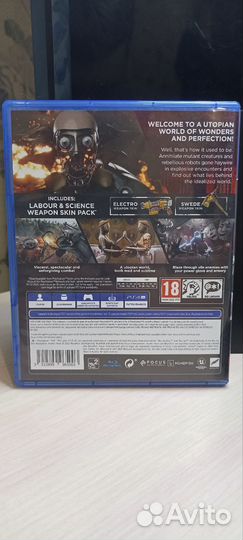 Диск с игрой для приставок ps4 Atomic Heart. Новый