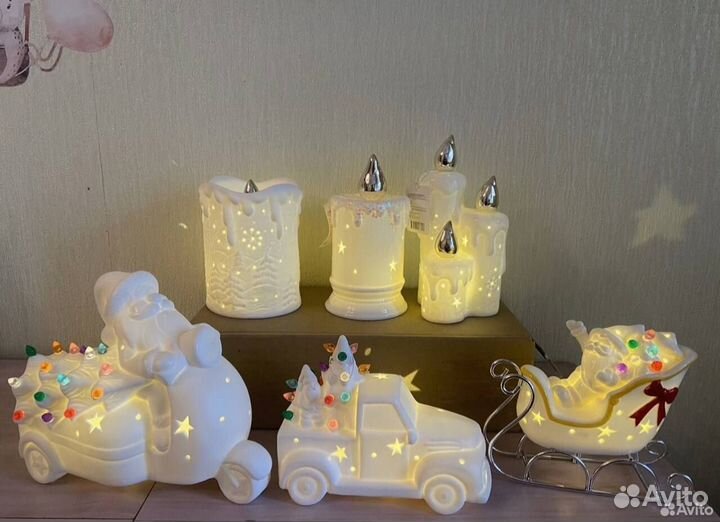 Фонарик светодиодный фигурка новогодняя новая