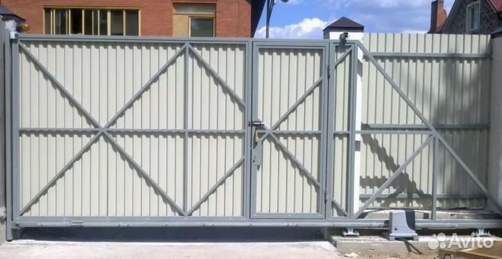 Ворота откатные под ключ