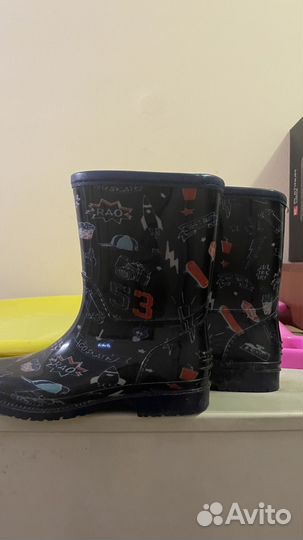 Детские резиновые сапоги
