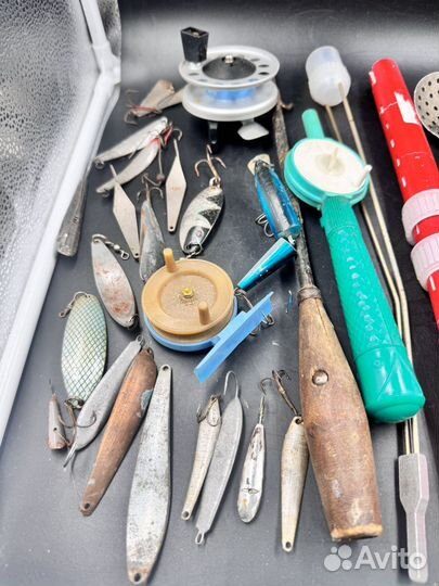 Рыболовные снасти СССР Блесна удочки катушки