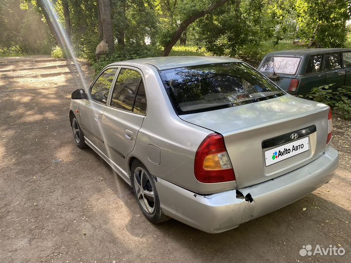 Hyundai Accent 1.5 МТ, 2006, 186 000 км