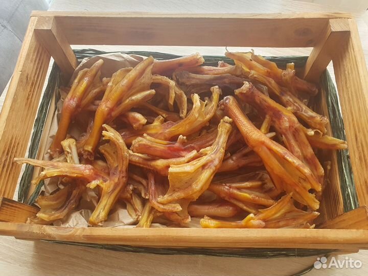 Лакомства для собак. Лапы утиные- куриные