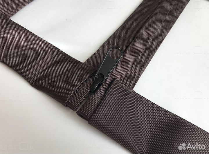 Мягкие окна с креплением молния