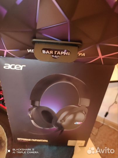 Игровые наушники acer