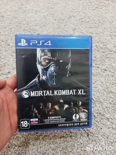 Mortal Kombat XL ps4 диск