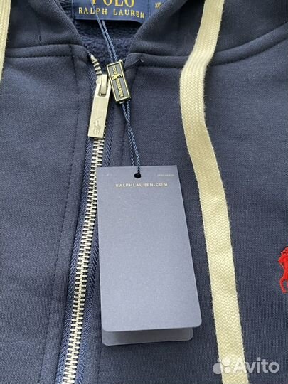 Polo ralph lauren зип худи флис