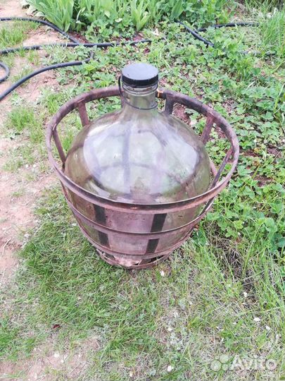 Бутыль стеклянная 50 литров