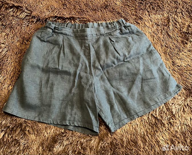 Шорты льняные