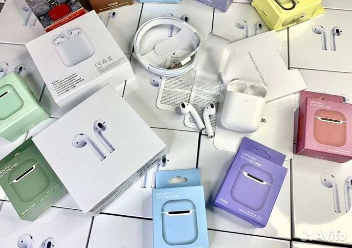 Airpods 2 + чехол