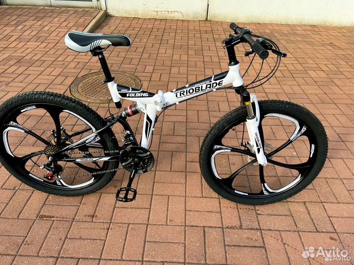 Велосипед складной на литых дисках