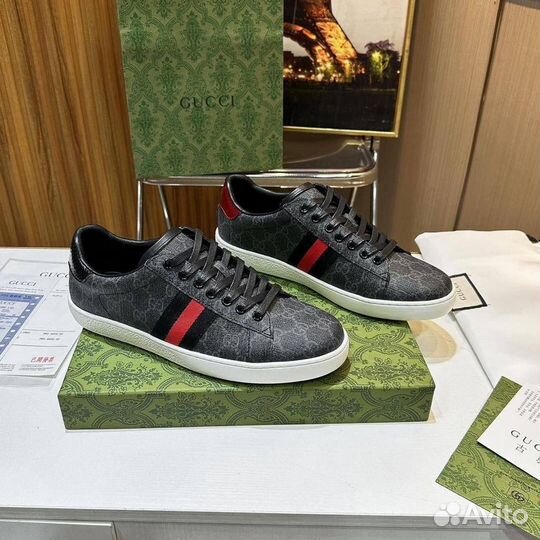 Кеды мужские gucci (premium)