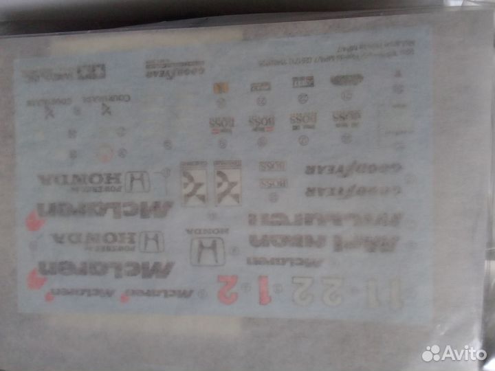 Сборная модель 1/20 Tamiya McLaren Honda MP4/7