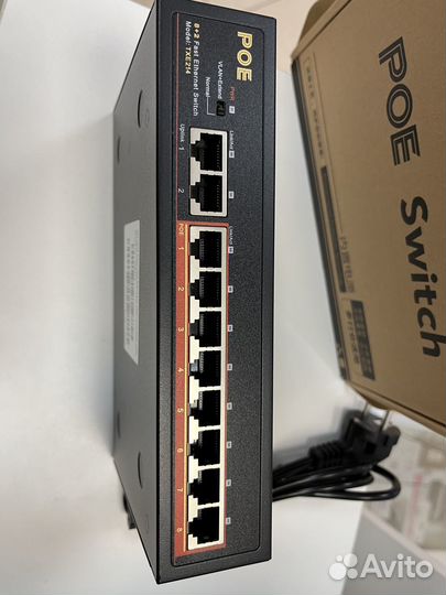 8 портовый POE-коммутатор (TXE214)
