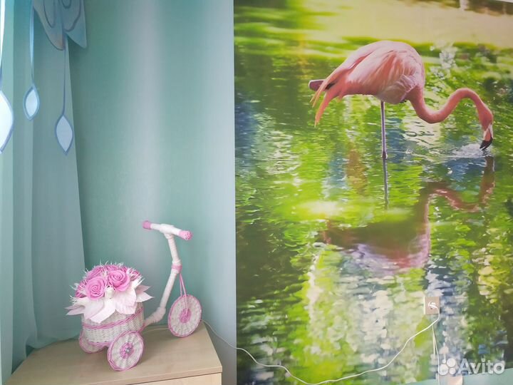 Велосипед, розы