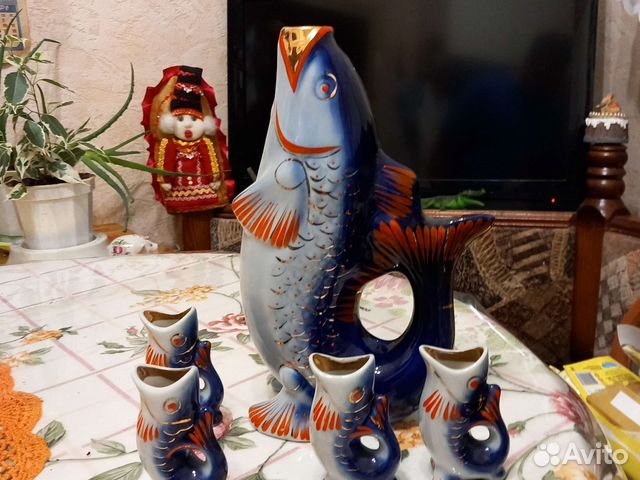 Фарфор рыбки