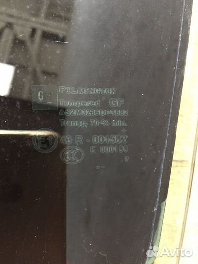 Стекло задней левой двери Опель Астра Н