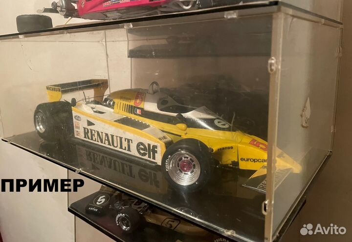 Прозрачный бокс для моделей 1/12