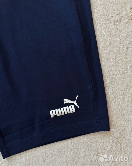 Шорты (S, M, XXL) Puma. Цвет тёмно-синий. Оригинал