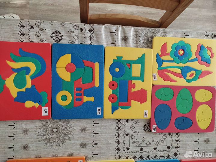 Мягкий пазл-конструктор флексика