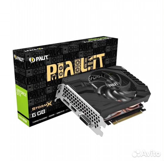 Новая Видеокарта Palit GTX 1660 super StormX 6GB