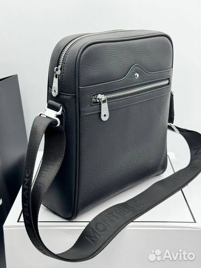 Montblanc мужская сумка кожа