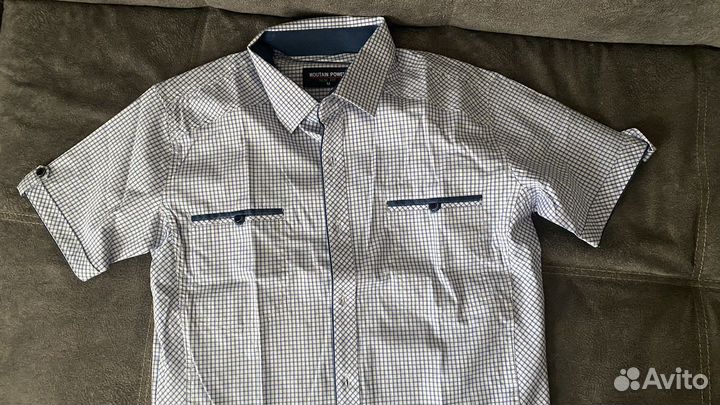 Рубашка хлопок, эластичная