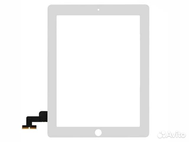 Тачскрин для iPad 2 белый + кнопка Home