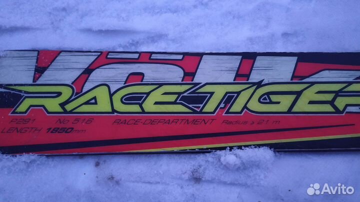 Горные лыжи Volkl RaceTiger GS 185 r21 спортцех