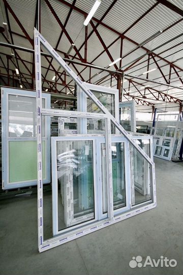 Пластиковые окна и двери новые