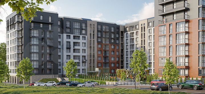 2-к. квартира, 64,8 м², 1/8 эт.