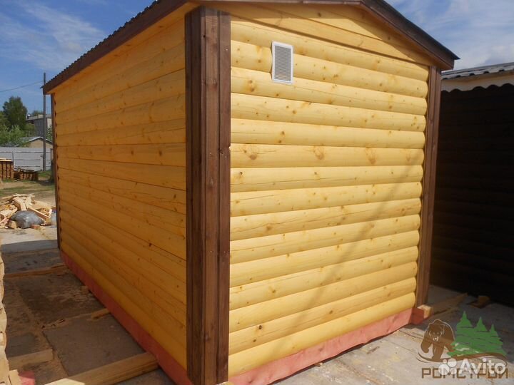 Баня мобильная готовая 4x2.3м