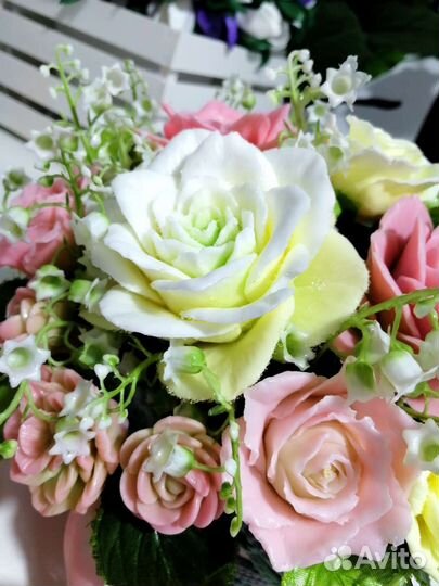 Букет из мыла ручной работы