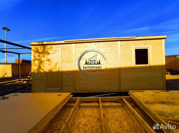 Бытовка вагончик из дерева