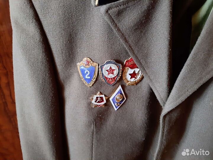 Солдатский парадный китель ссср, рубашка, галстук