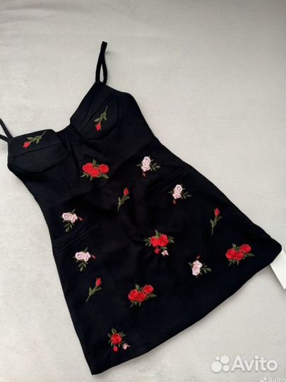 Сарафан платье на бретелях размер s