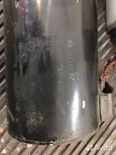 Стартер Мерседес двс 651