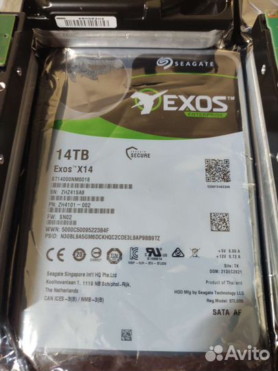 Жесткие диски 12-20 тб Seagate Exos