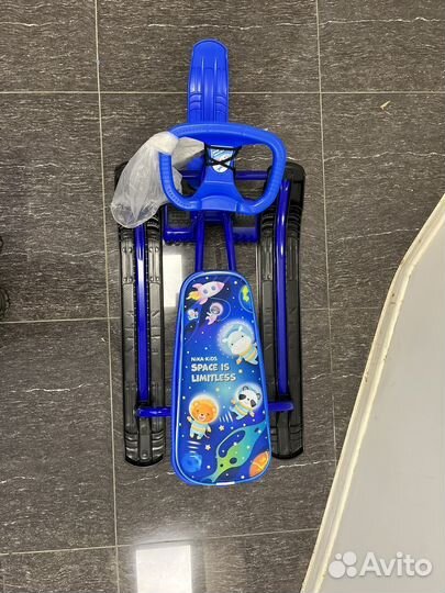 Снегокат детский Тимка Космический /Ника