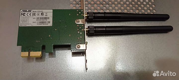 Сетевая карта Wi-Fi 2.4 ггц asus PCE-N15