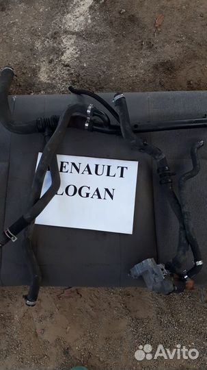 Патрубок охлаждения Renault Logan Рено логан