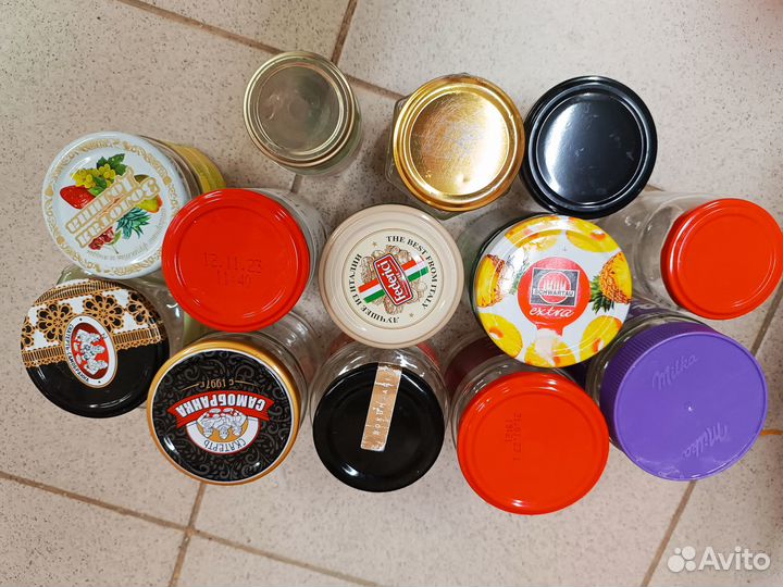 Банки стеклянные разные