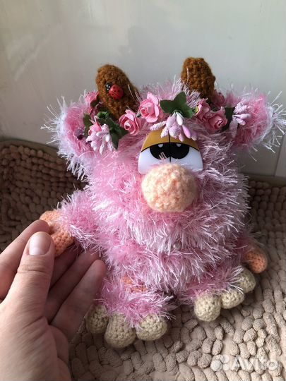 Логопедическая вязаная игрушка говорушка