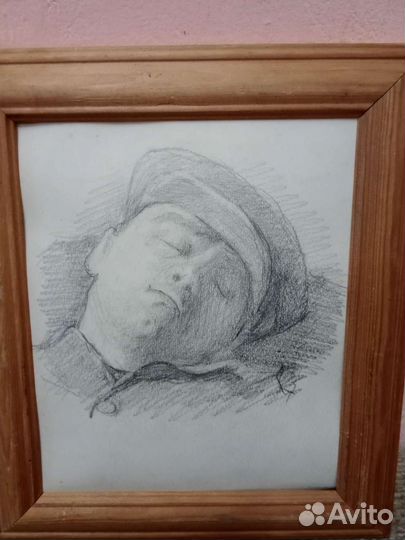 Антикварный рисунок