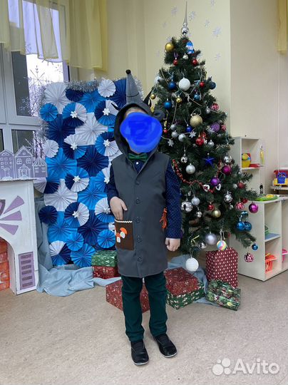 Новогодний костюм ежика 116-122