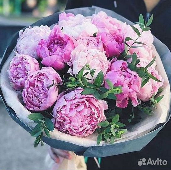 Пионы Букет пионов Доставка цветов
