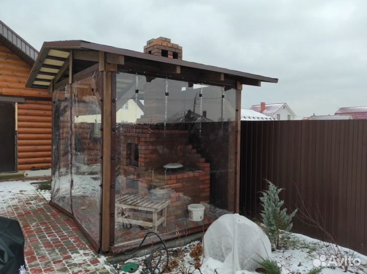 Мягкие окна для беседок / бесплатный замер