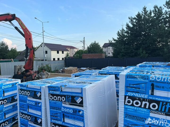 Газобетонные блоки с завода Бонолит