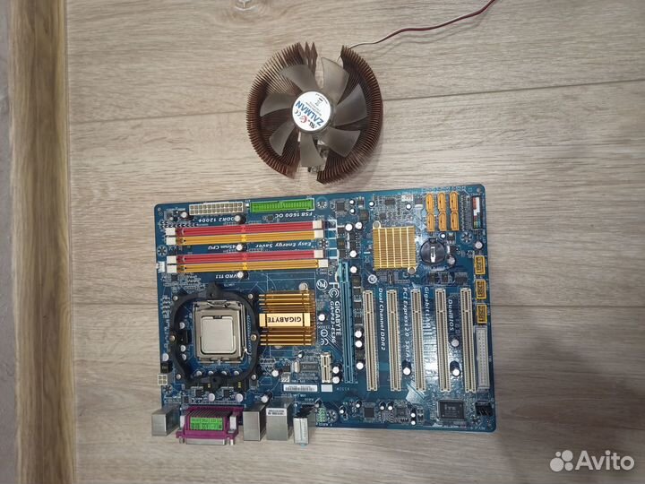 Материнская плата LGA 775 с процессор под DDR2